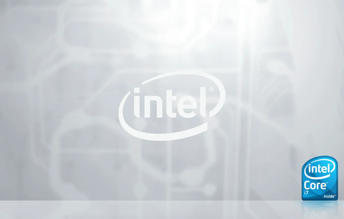 Photo wallpaper intel, processor