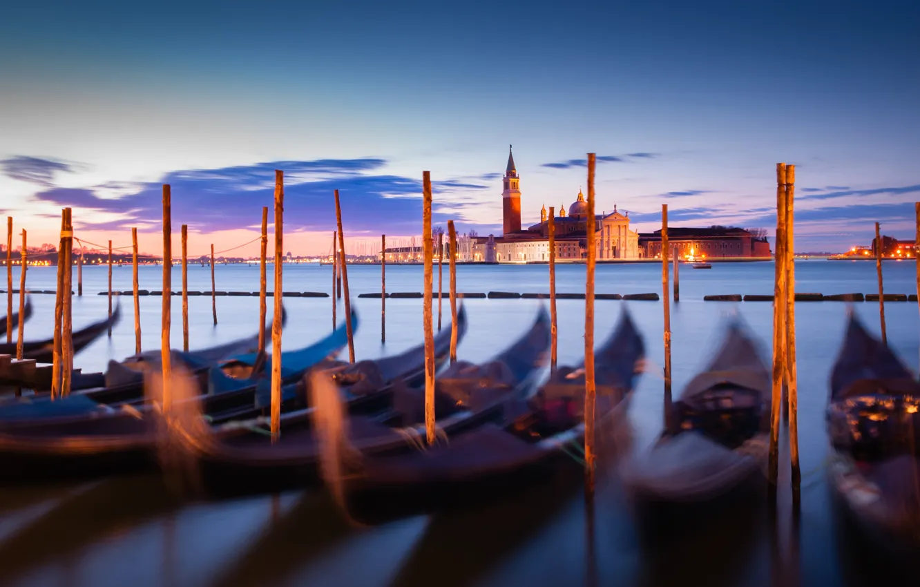 Photo wallpaper Italy, Venice, Italy, gondola, Venice, The Grand canal, Grand Canal