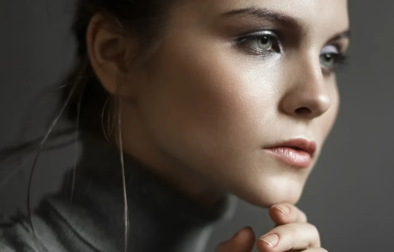 Photo wallpaper portrait, bokeh, Ariadna, Tatiana Mercalova