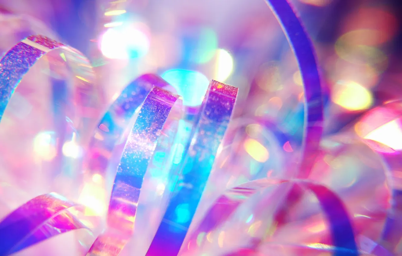 Photo wallpaper glare, glow, tape