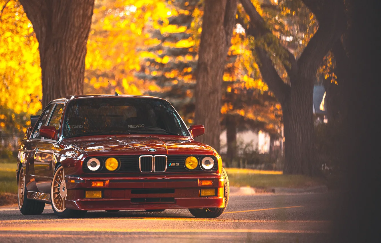 Photo wallpaper BMW, Coupe, E30, M3