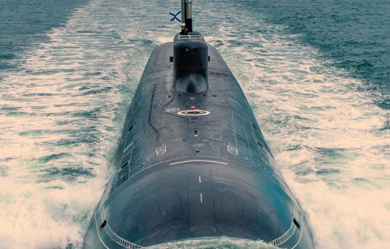 Photo wallpaper boat, underwater, atomic, Borey