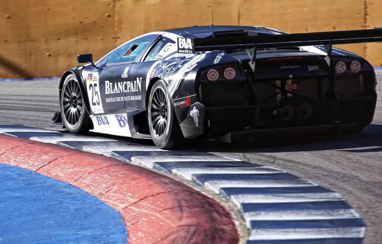 Photo wallpaper Lamborghini Murcielago, FIA GT1 World Championship, San Luis