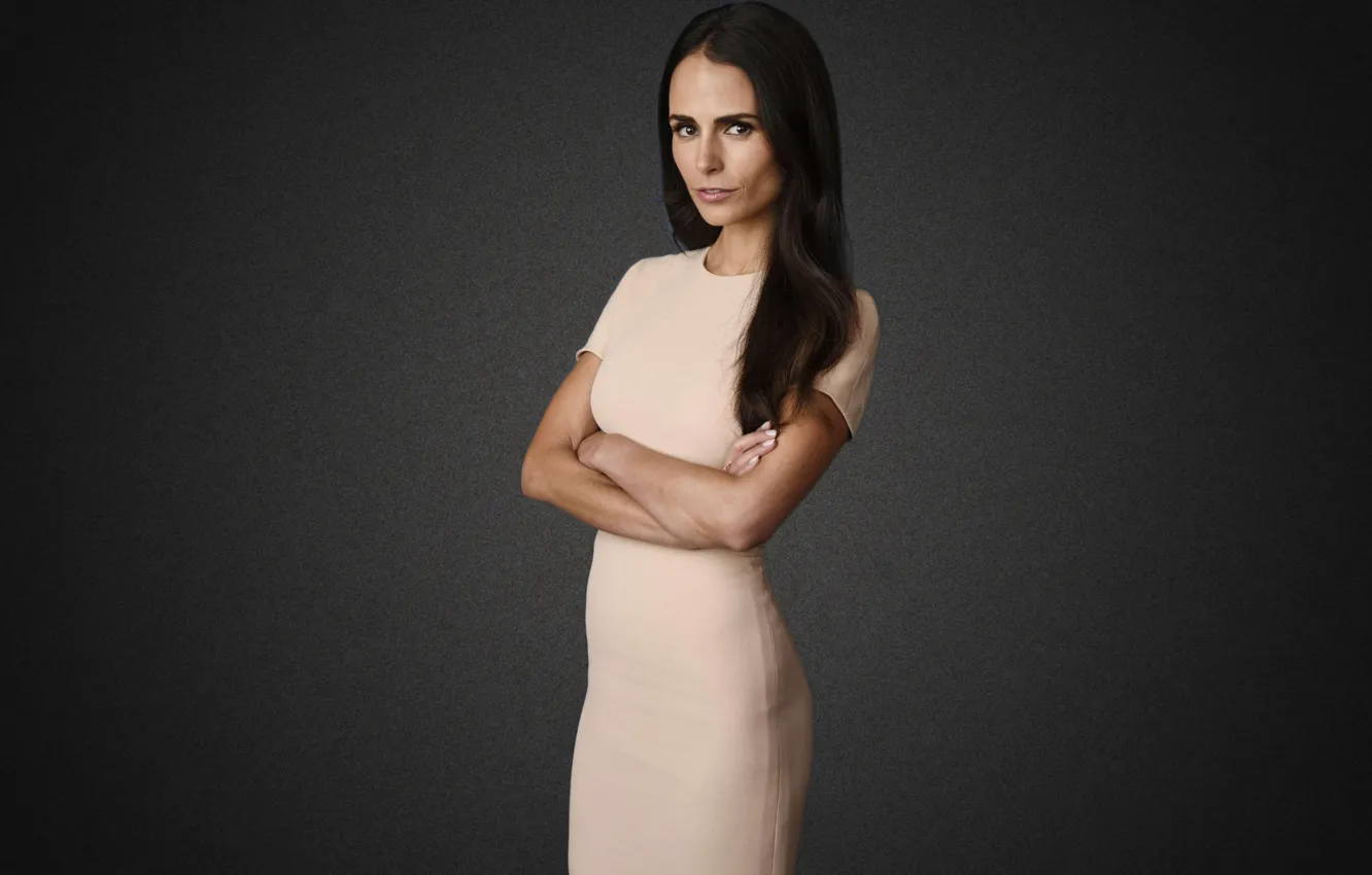 Photo wallpaper look, pose, slim, dress, actress, brunette, beautiful, Jordana Brewster