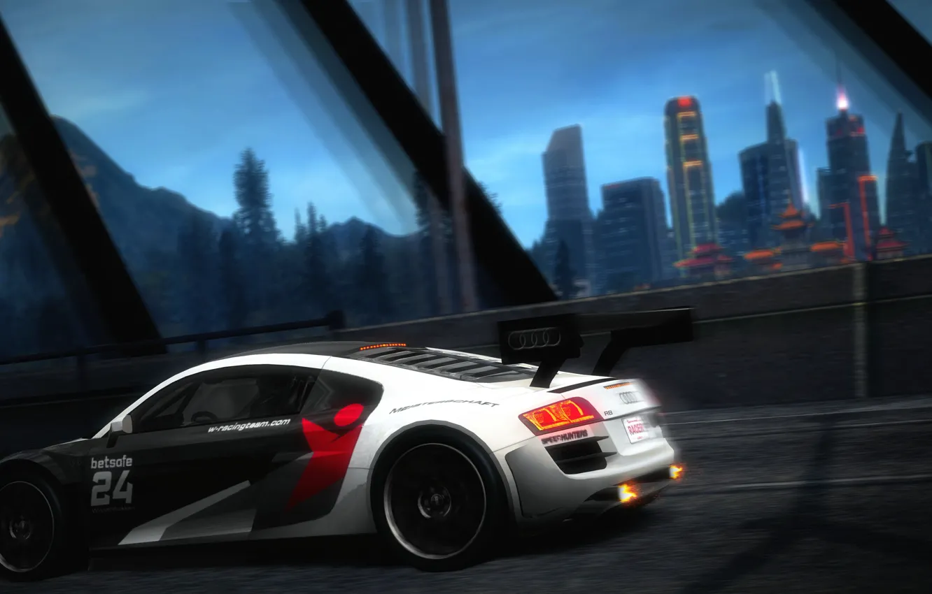 Photo wallpaper Audi, City, Photoshop, Need for speed world