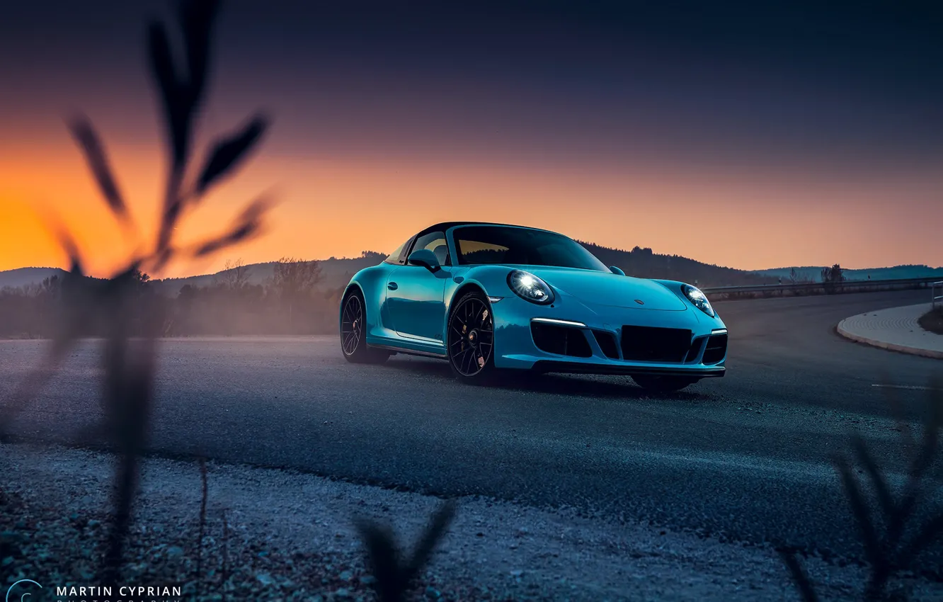 Photo wallpaper 911, Porsche, 2018, GTS, Targa 4, Martin Cyprian Photography