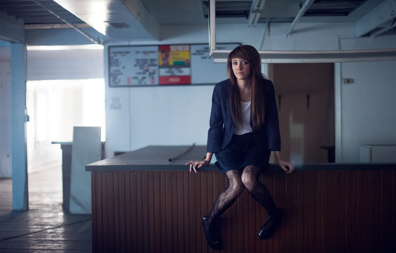 Photo wallpaper girl, skirt, photographer, tights, girl, photography, photographer, Brian Storey