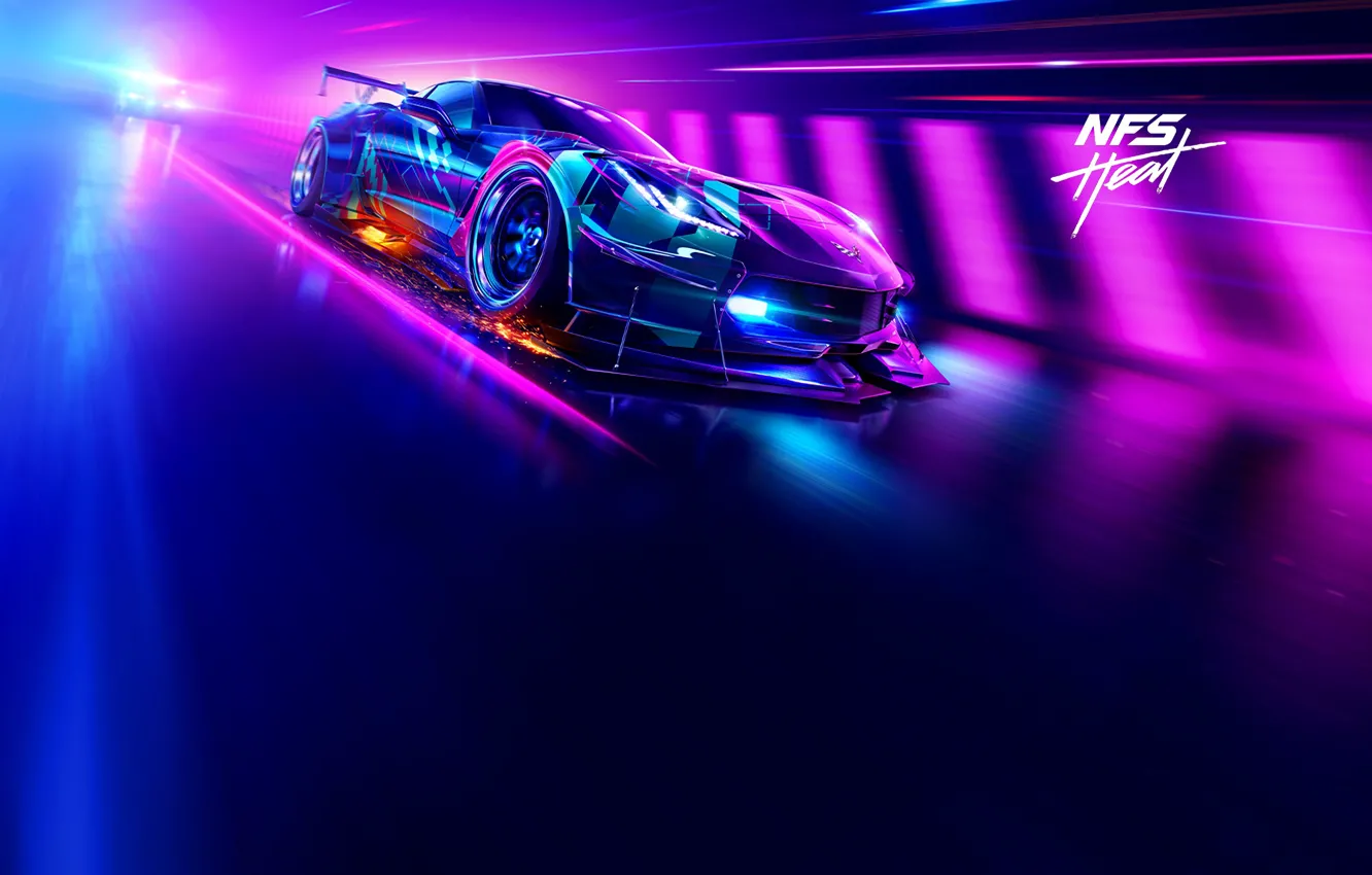 Photo wallpaper Electronic Arts, Ghost Games, NFS Heat, Need for Speed Heat