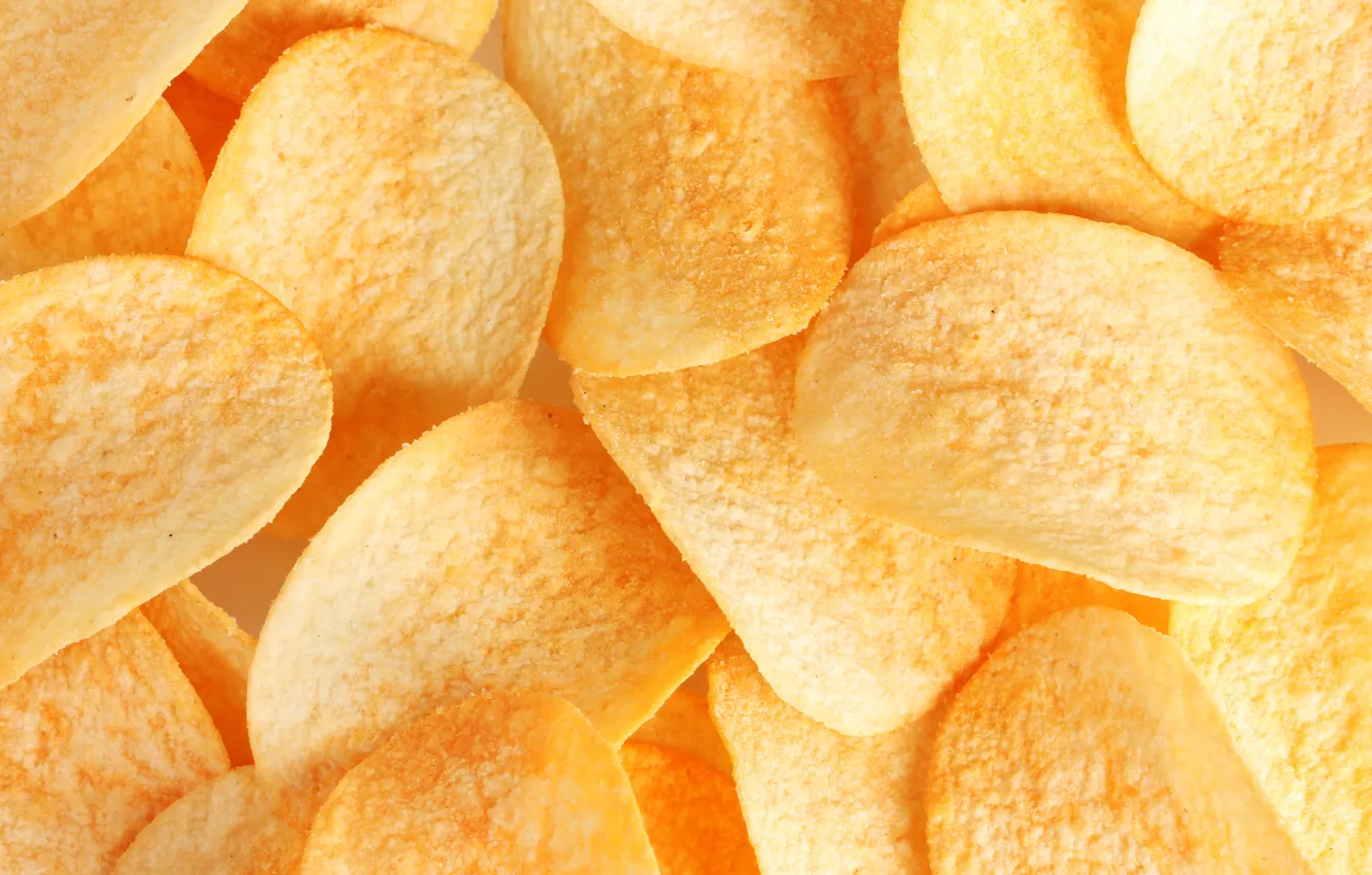 Photo wallpaper food, chips, potatoes