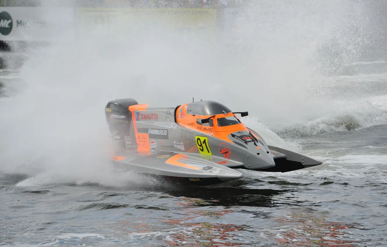 Photo wallpaper race, boat, speed