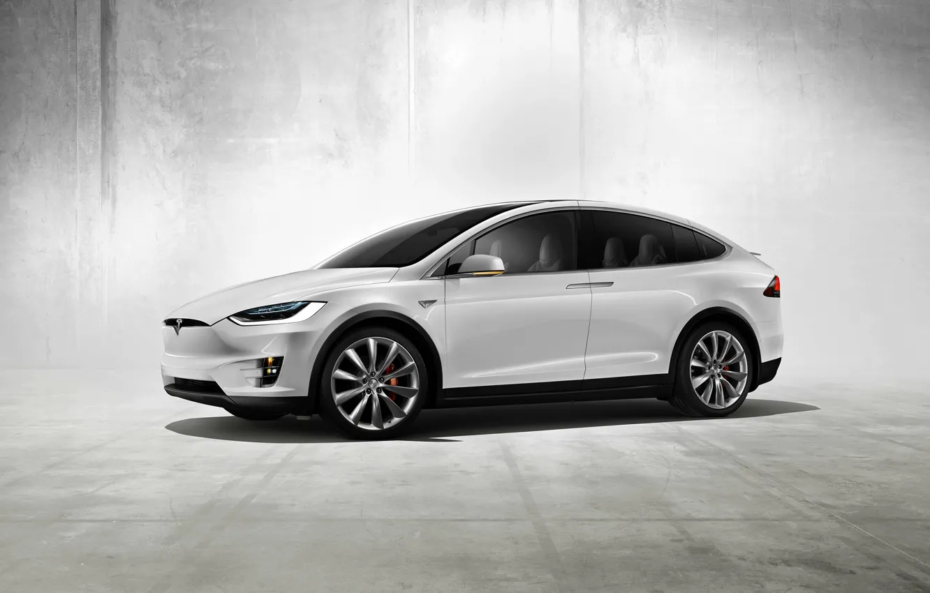 Photo wallpaper Concept, the concept, Tesla, Model X, Tesla, electric car