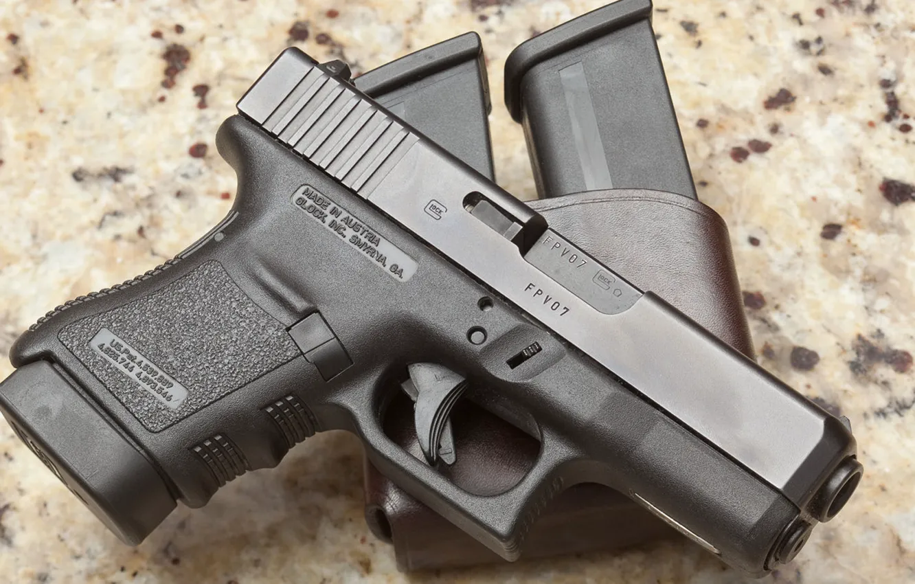 Photo wallpaper weapons, Austria, clip, Glock 27, .40 S&amp;W, self-loading pistol, 10 mm