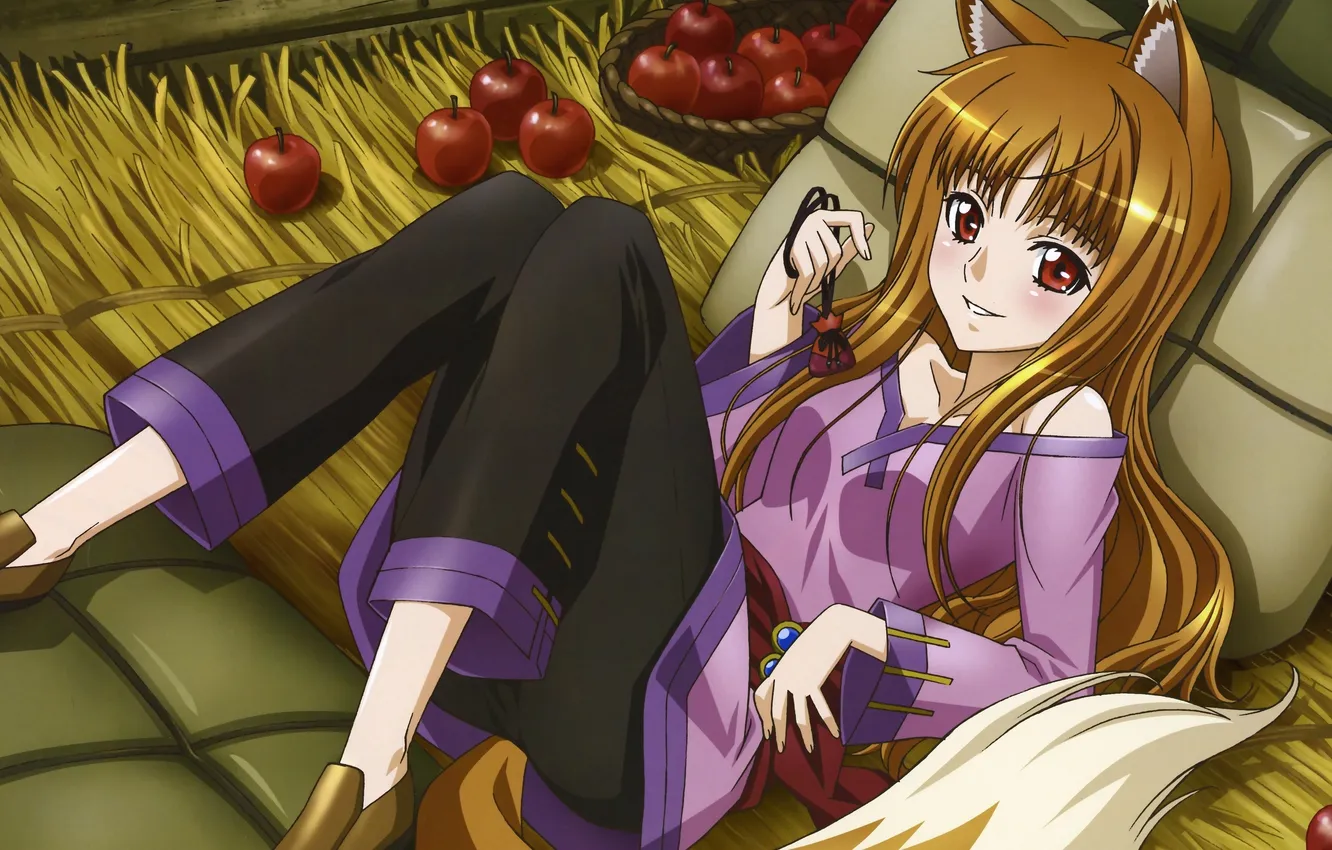 Photo wallpaper Holo, Spice and Wolf, Holo, Spice and wolf