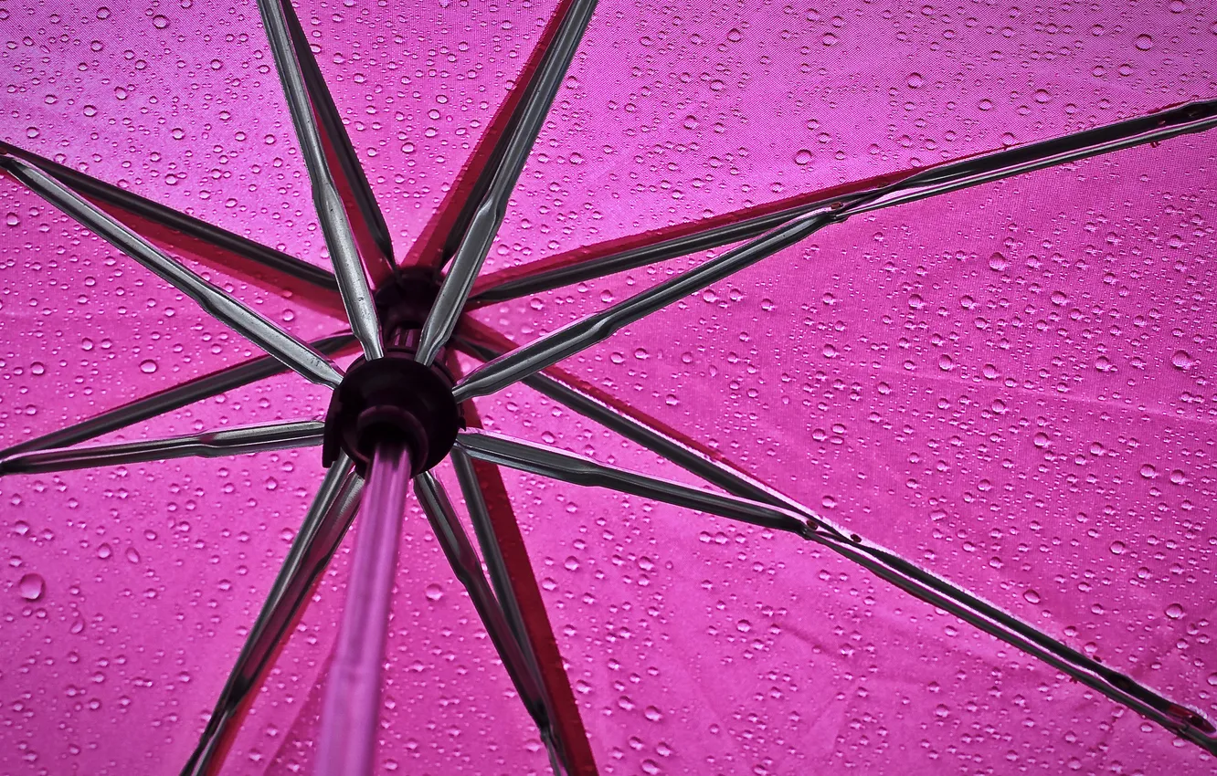 Photo wallpaper rain, mood, umbrella, rain under my umbrella