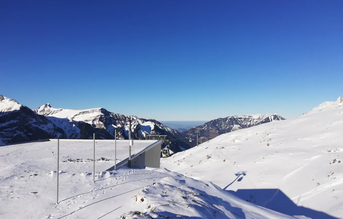 Photo wallpaper Switzerland, Alps, Melchsee-Frutt