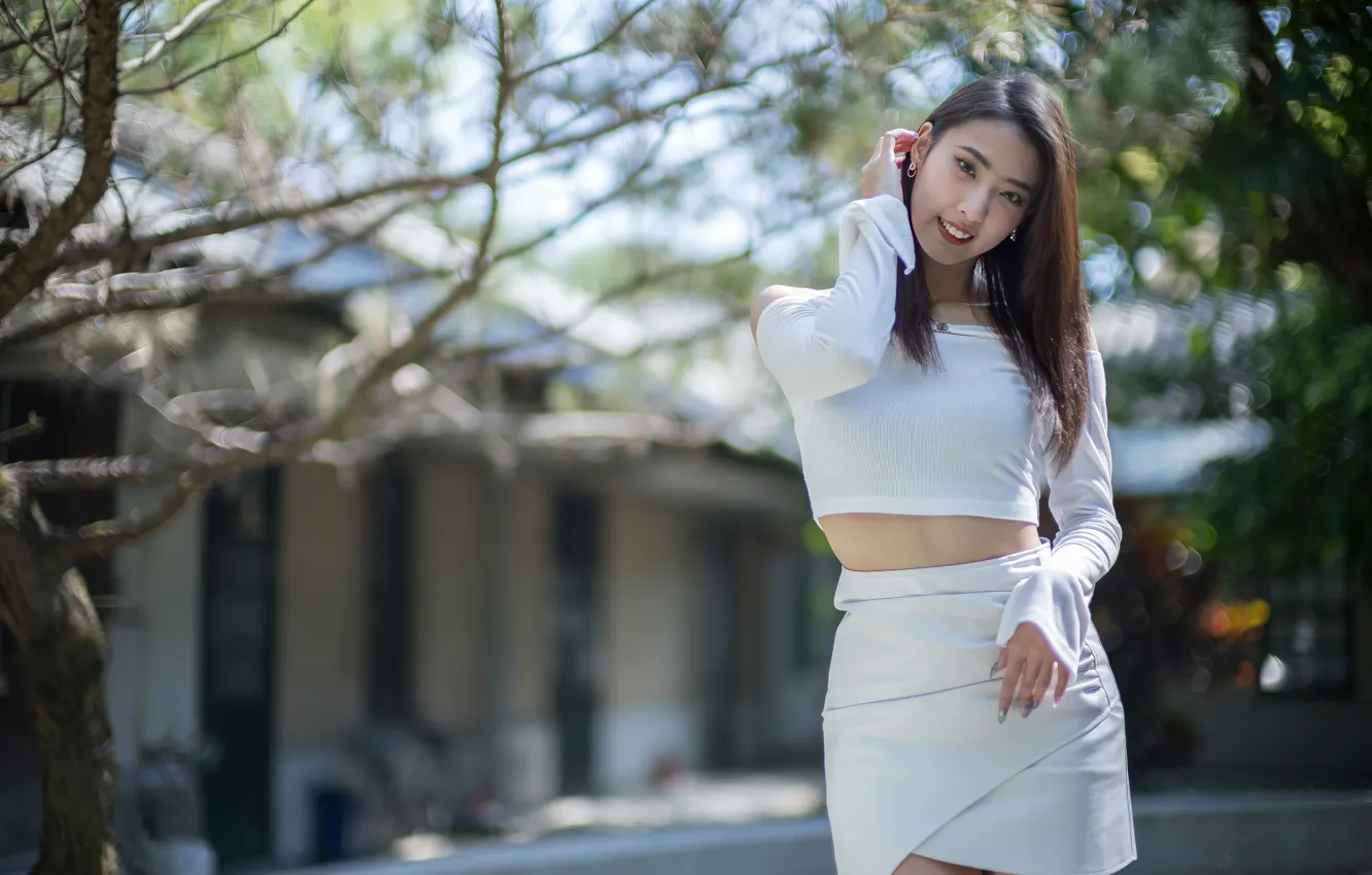 Photo wallpaper China, girl, sexy, girls, woman, model, asian, cute