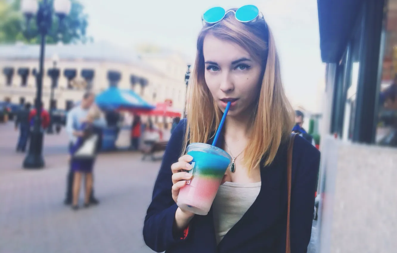 Photo wallpaper girl, girl, Julie Resh