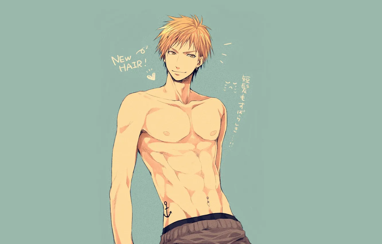 Photo wallpaper sexy, background, anime, guy, Kuroko's Basketball, Kuroko from the Baske, Kise Ryouta