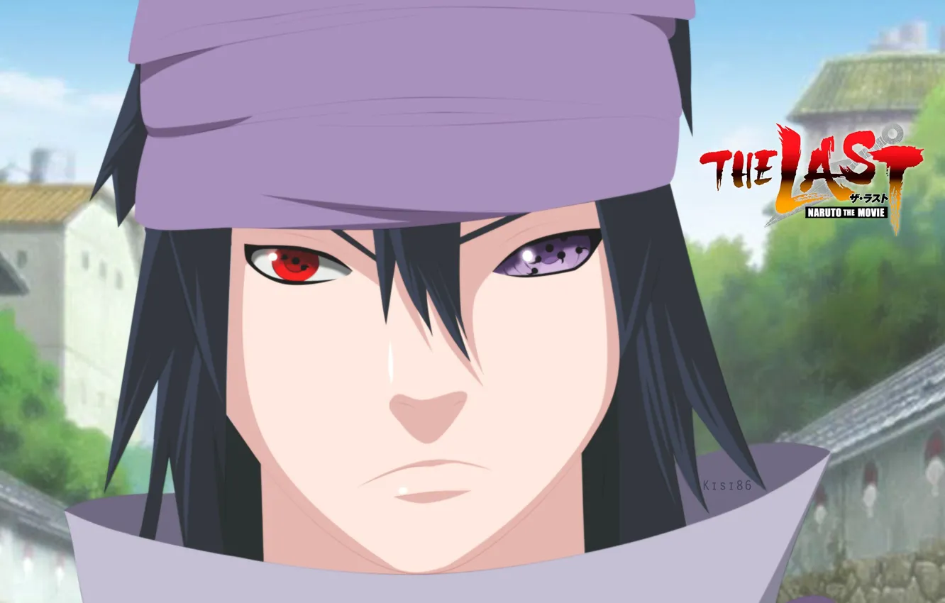 Photo wallpaper Naruto, anime, sharingan, ninja, asian, manga, Uchiha Sasuke, shinobi