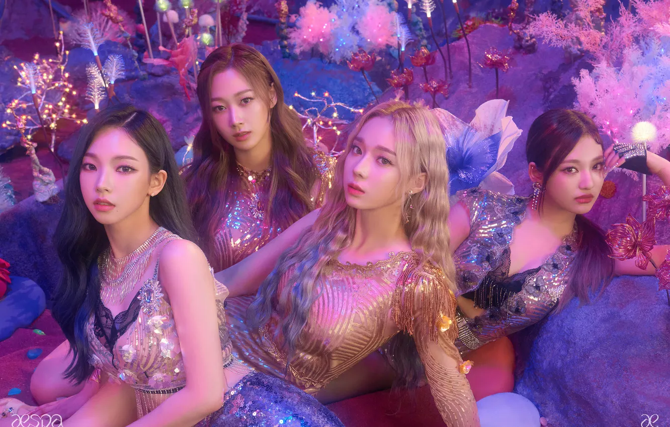 Photo wallpaper Music, Winter, Giselle, Karina, Girl group, aespa, K-Pop singers, And And