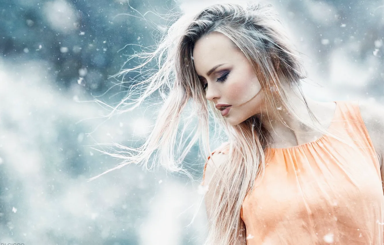 Photo wallpaper background, mood, hair, Alessandro Di Cicco, Nicole Anna Szar