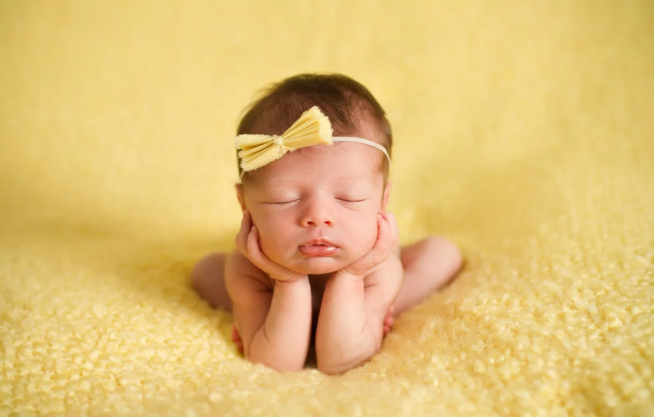 Photo wallpaper pose, beauty, baby