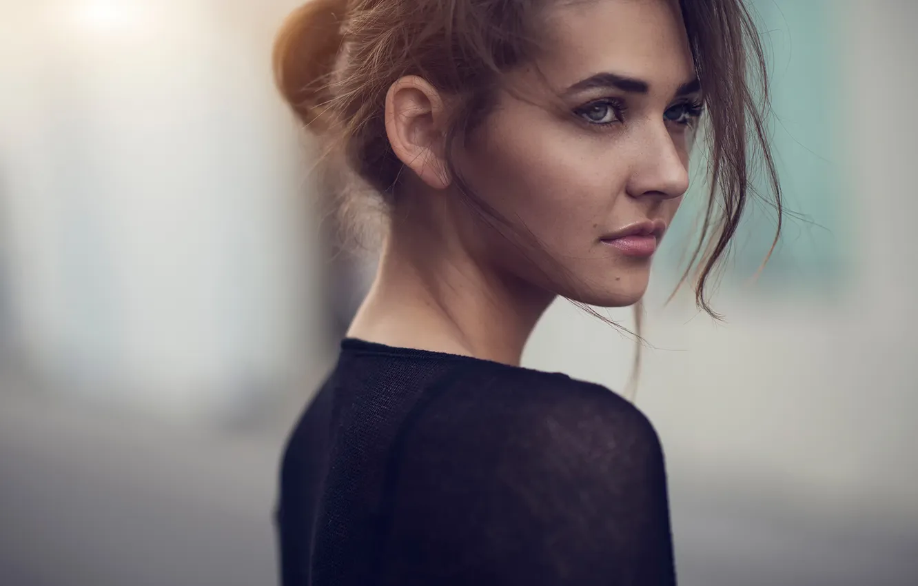 Photo wallpaper portrait, Rachel, natural light