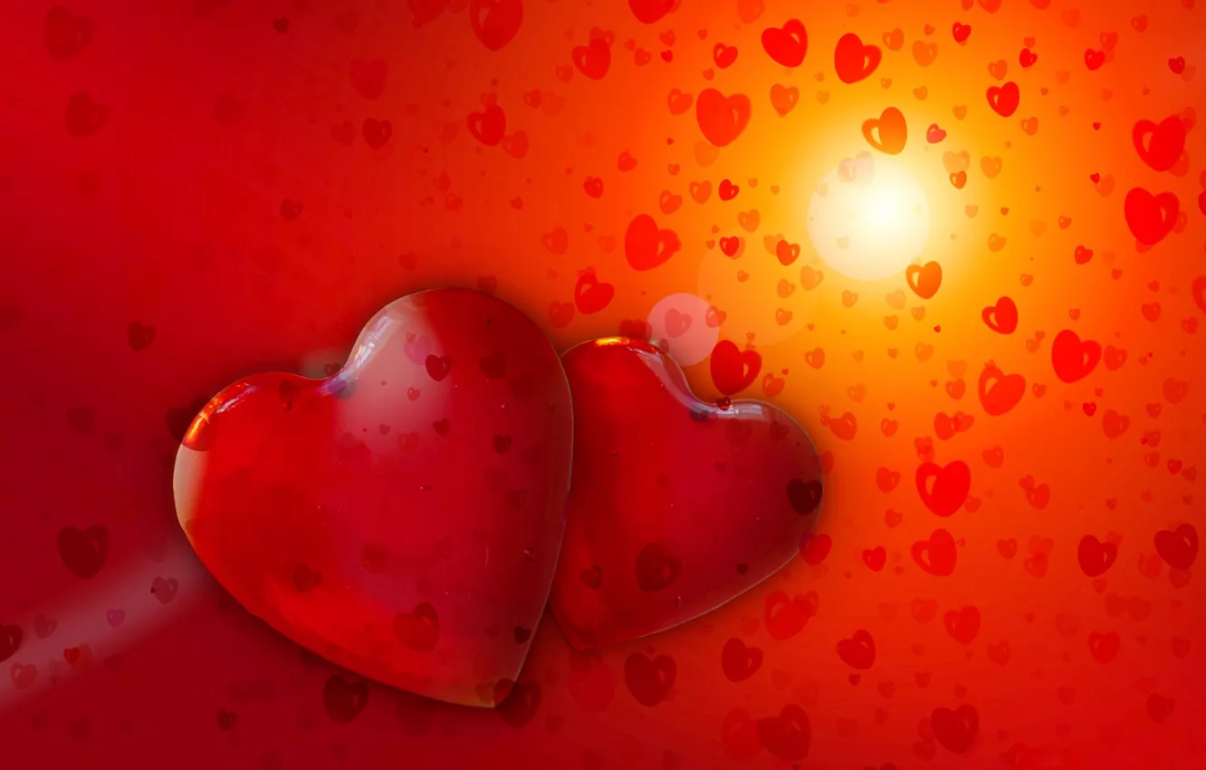 Photo wallpaper love, heart, lovers, heart, Valentine's Day