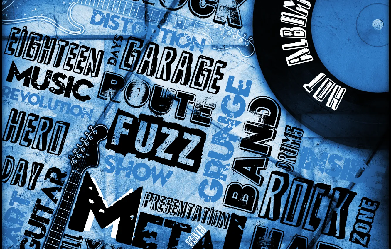 Photo wallpaper music, the inscription, record, vintage, vintage, genre