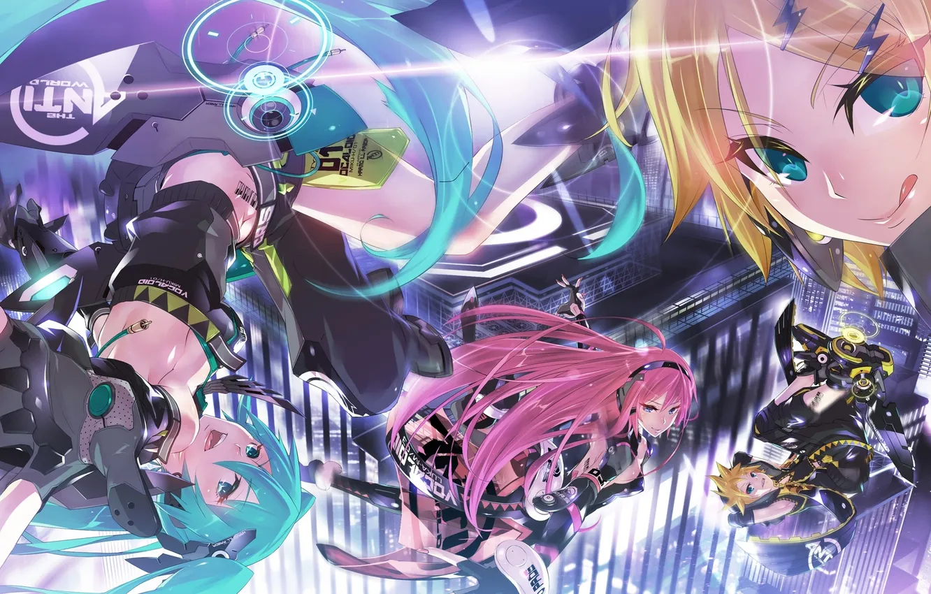 Photo wallpaper language, the city, girls, home, anime, art, guy, vocaloid
