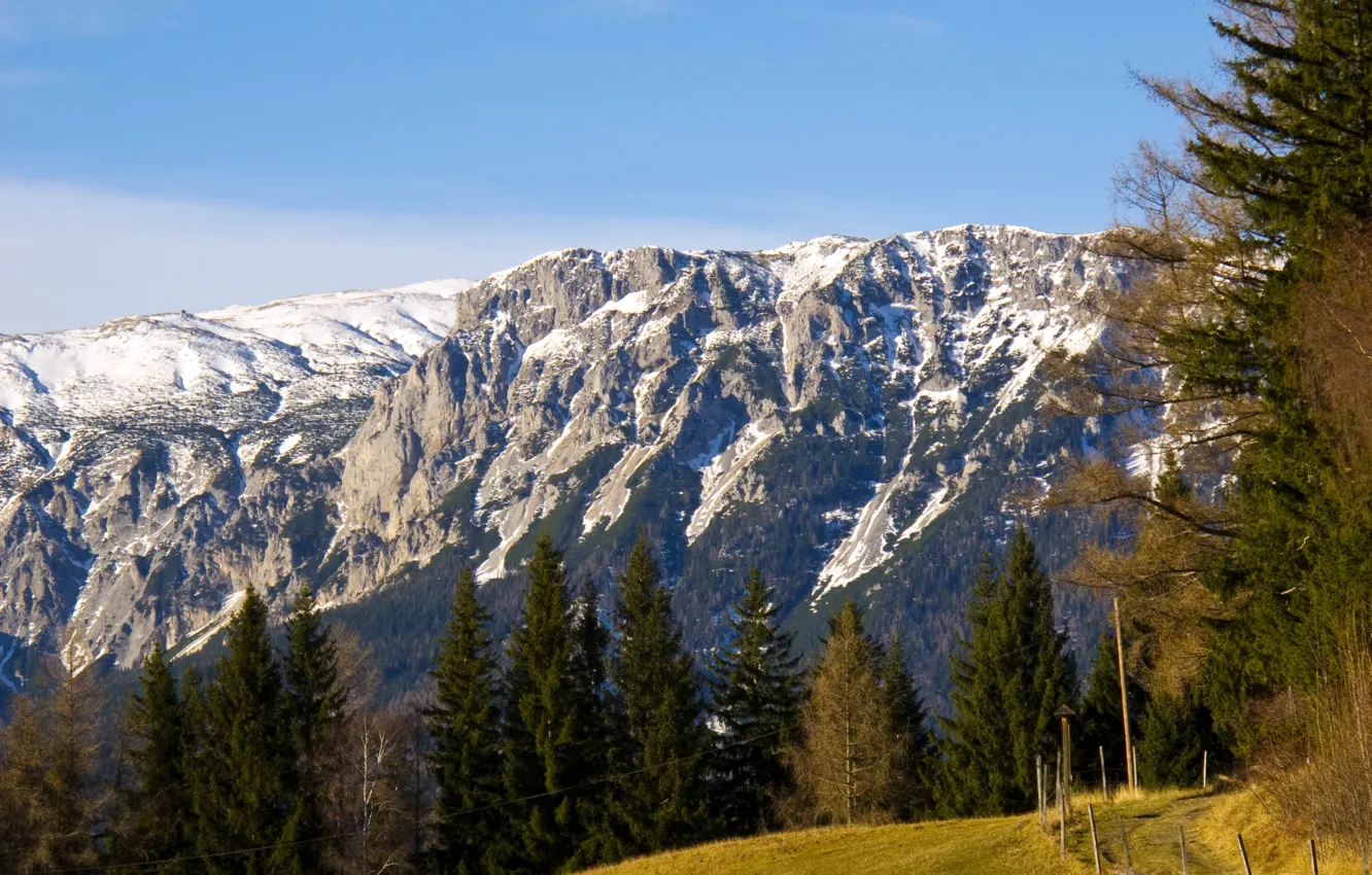 Photo wallpaper landscape, mountains, nature, Austria, Alps