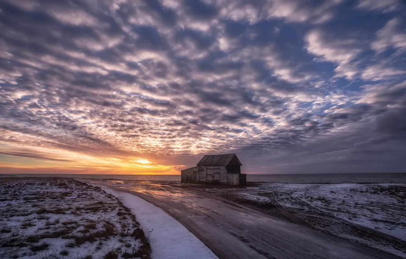 Photo wallpaper the sky, clouds, beauty, structure, Mikhail Kharitonychev