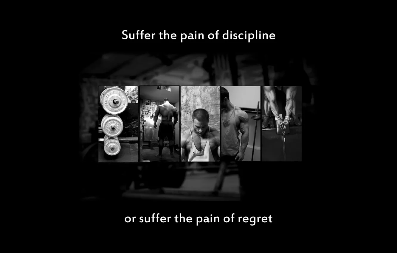 Photo wallpaper bodybuilding, motivation, gym, motivation