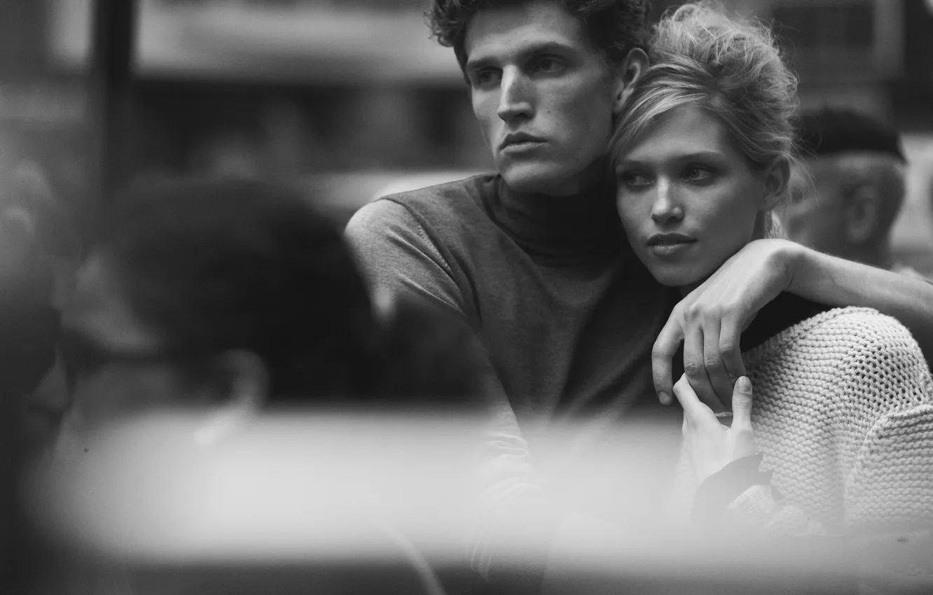 Photo wallpaper photo, Peter Lindbergh, black white