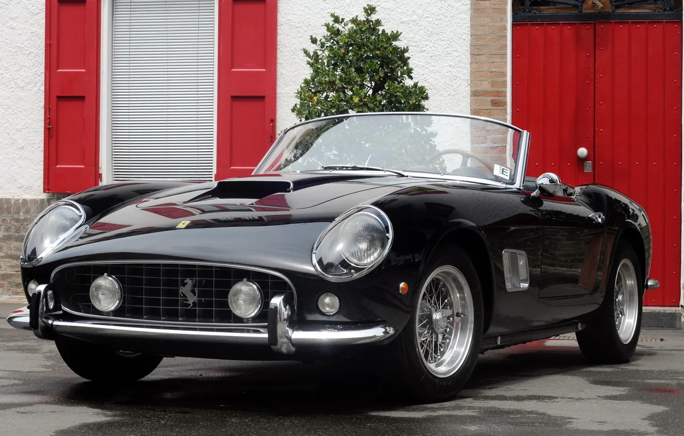 Photo wallpaper lights, Ferrari, convertible, Ferrari 250 Spider California