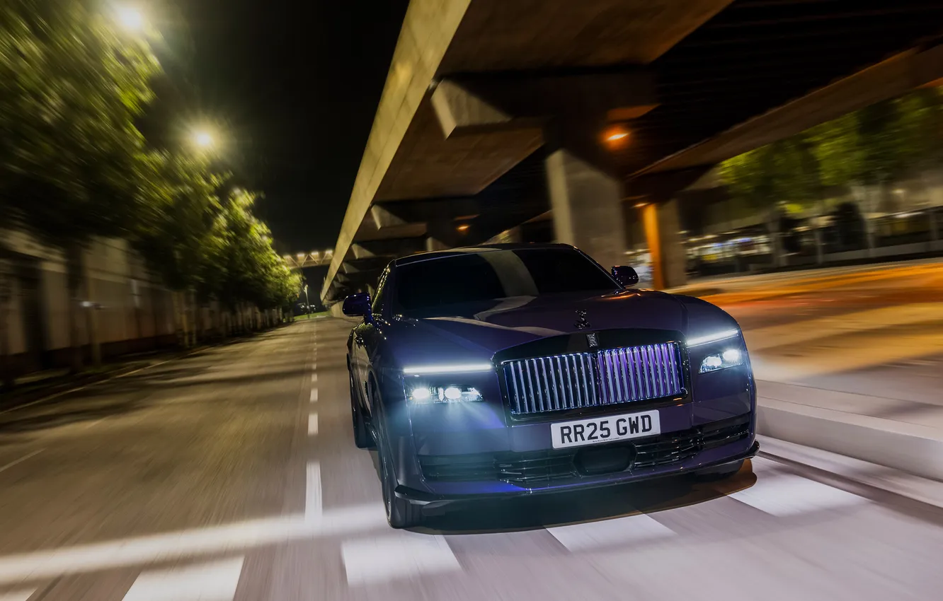 Photo wallpaper Royce, rolls, SPECTRE, Black Badge