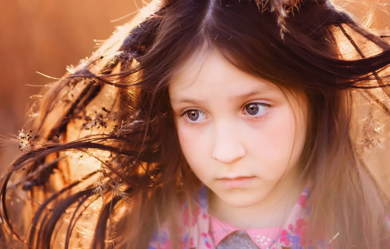 Photo wallpaper mood, portrait, girl