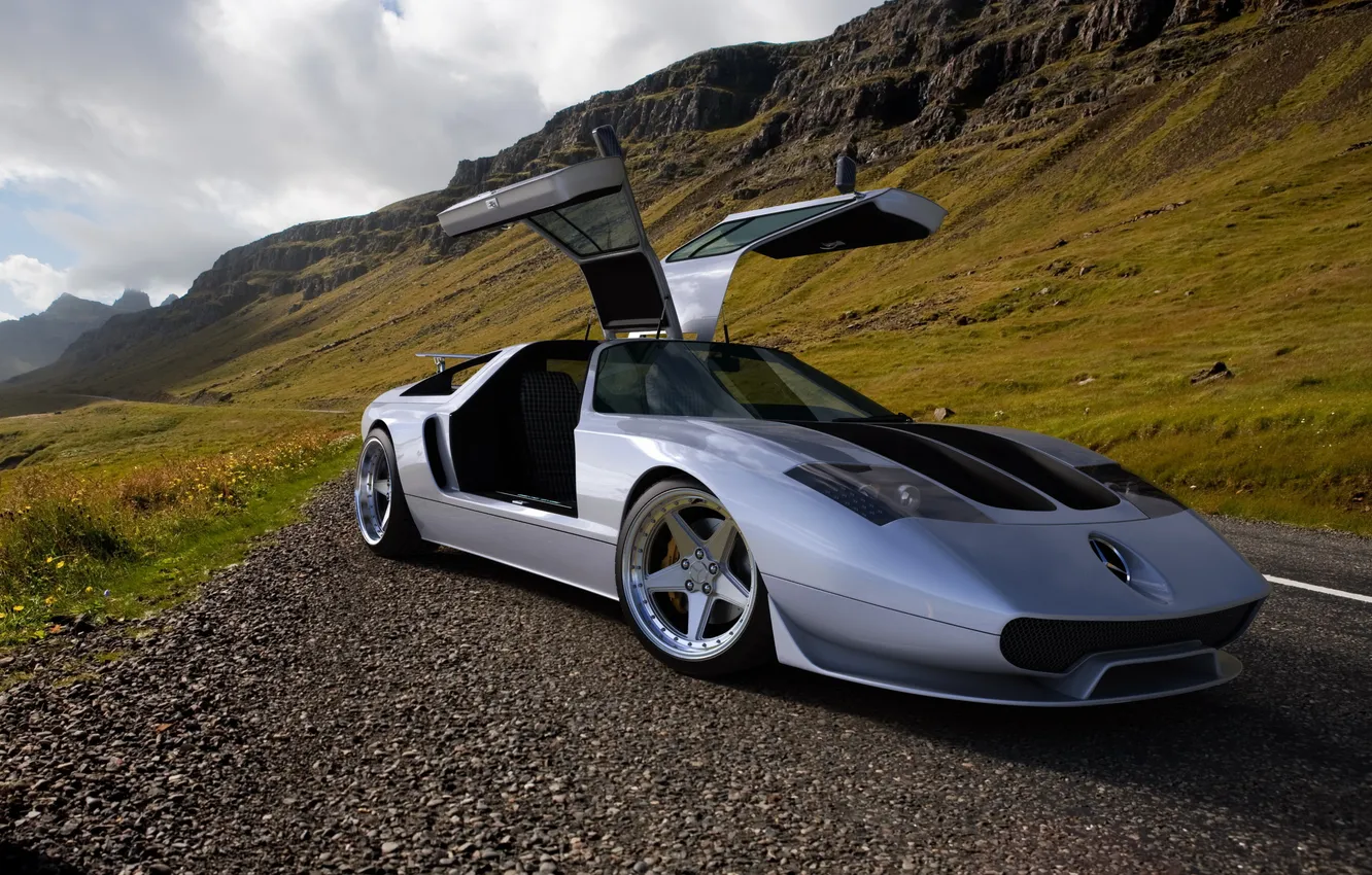 Photo wallpaper Concept, Mercedes-Benz, Mercedes, c111, GWA