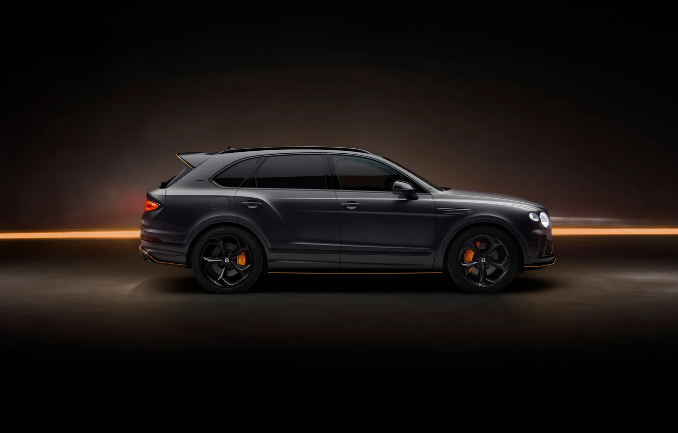 Photo wallpaper Bentley, Bentayga, 2024, Bentley Bentayga S "Black Edition"