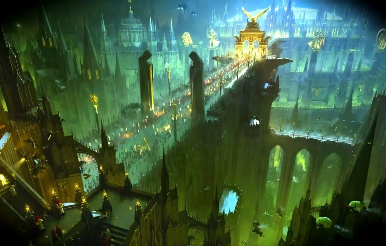 Photo wallpaper Earth, people, human, Imperium of Mankind, Warhammer 40 000, w40k, Holy Terra