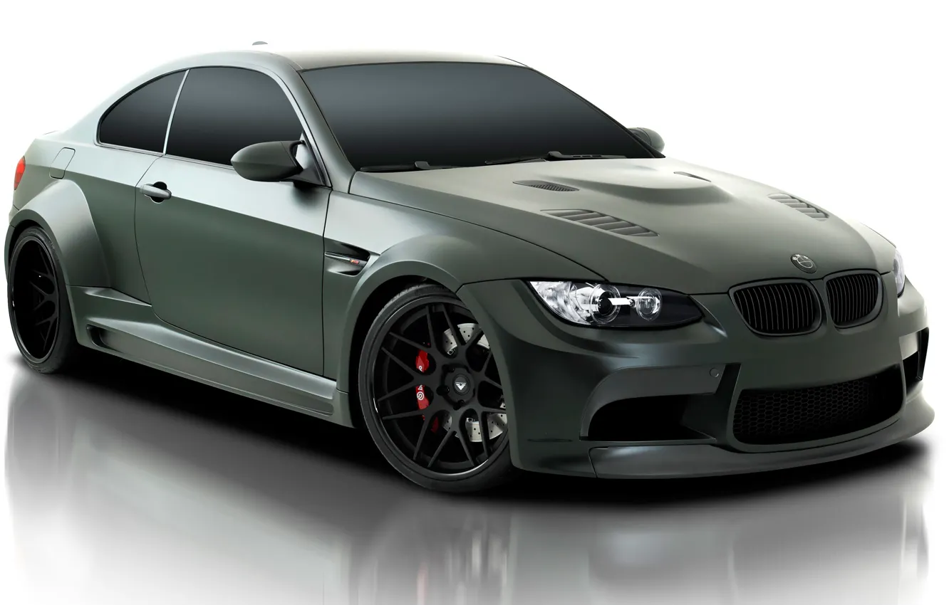 Photo wallpaper BMW, Vorsteiner, E92, Matte, GTRS3