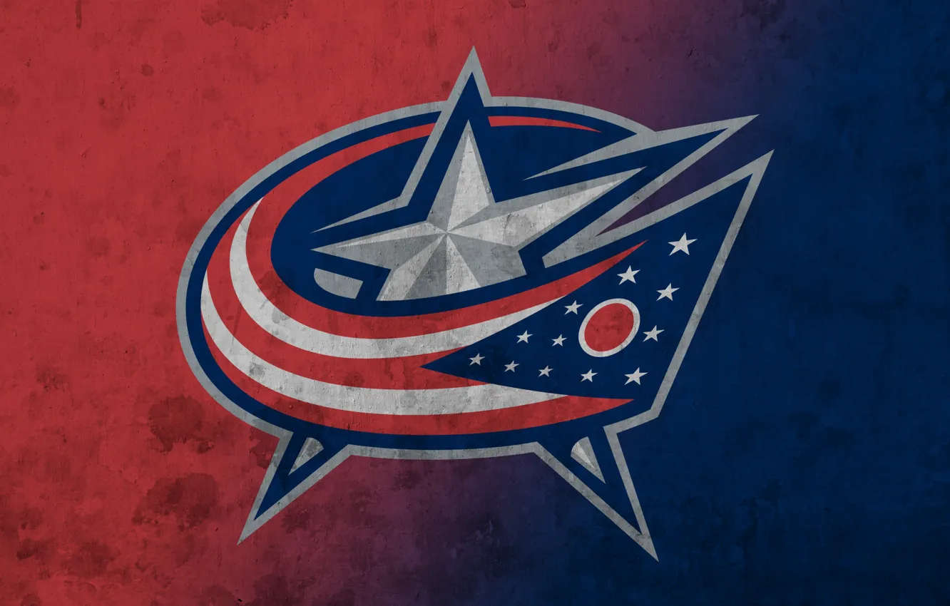 Photo wallpaper emblem, NHL, NHL, National hockey League, hockey club, Columbus Blue Jackets, The Columbus Blue Jackets, …