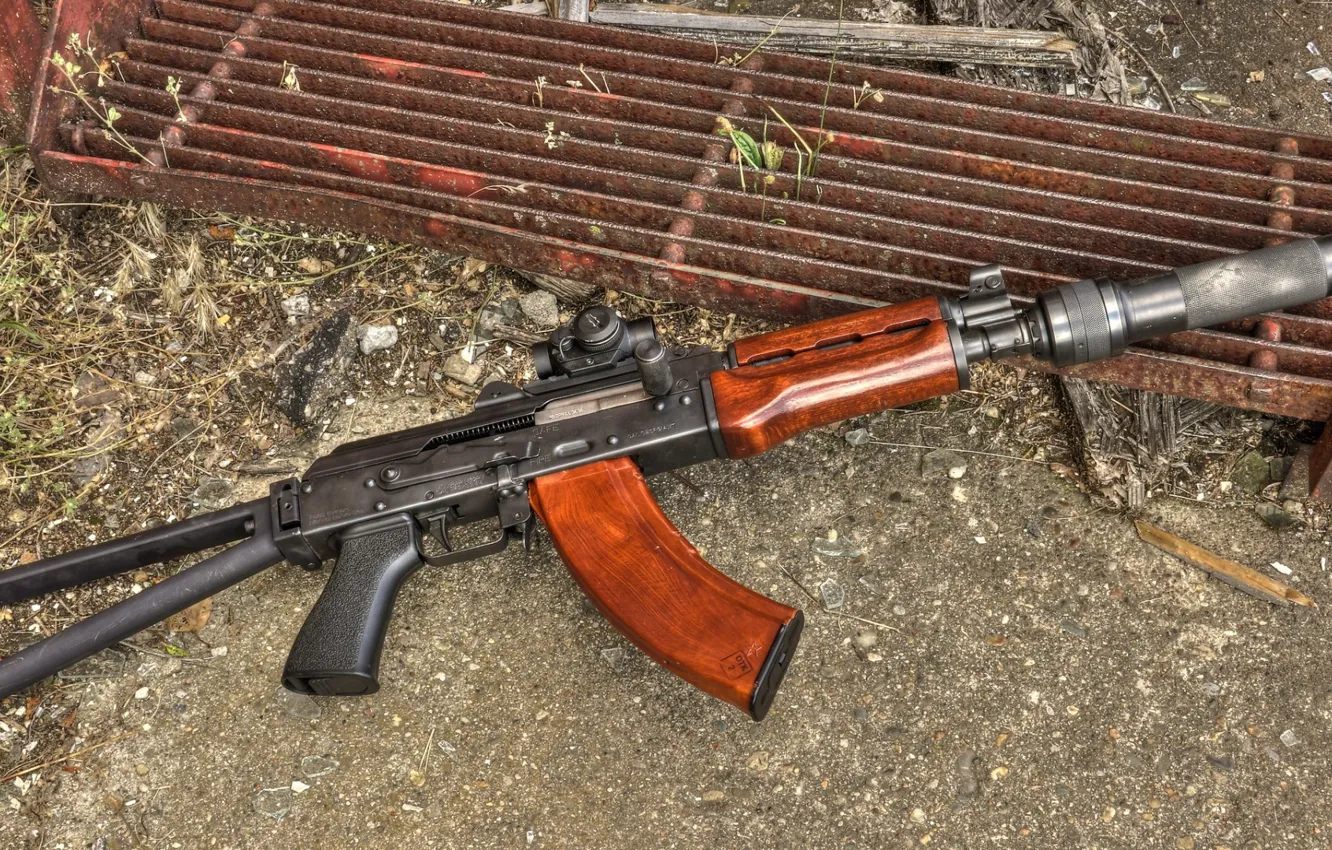 Photo wallpaper weapons, Machine, Gun, weapon, Kalashnikov, AKM, Assault rifle, Russian