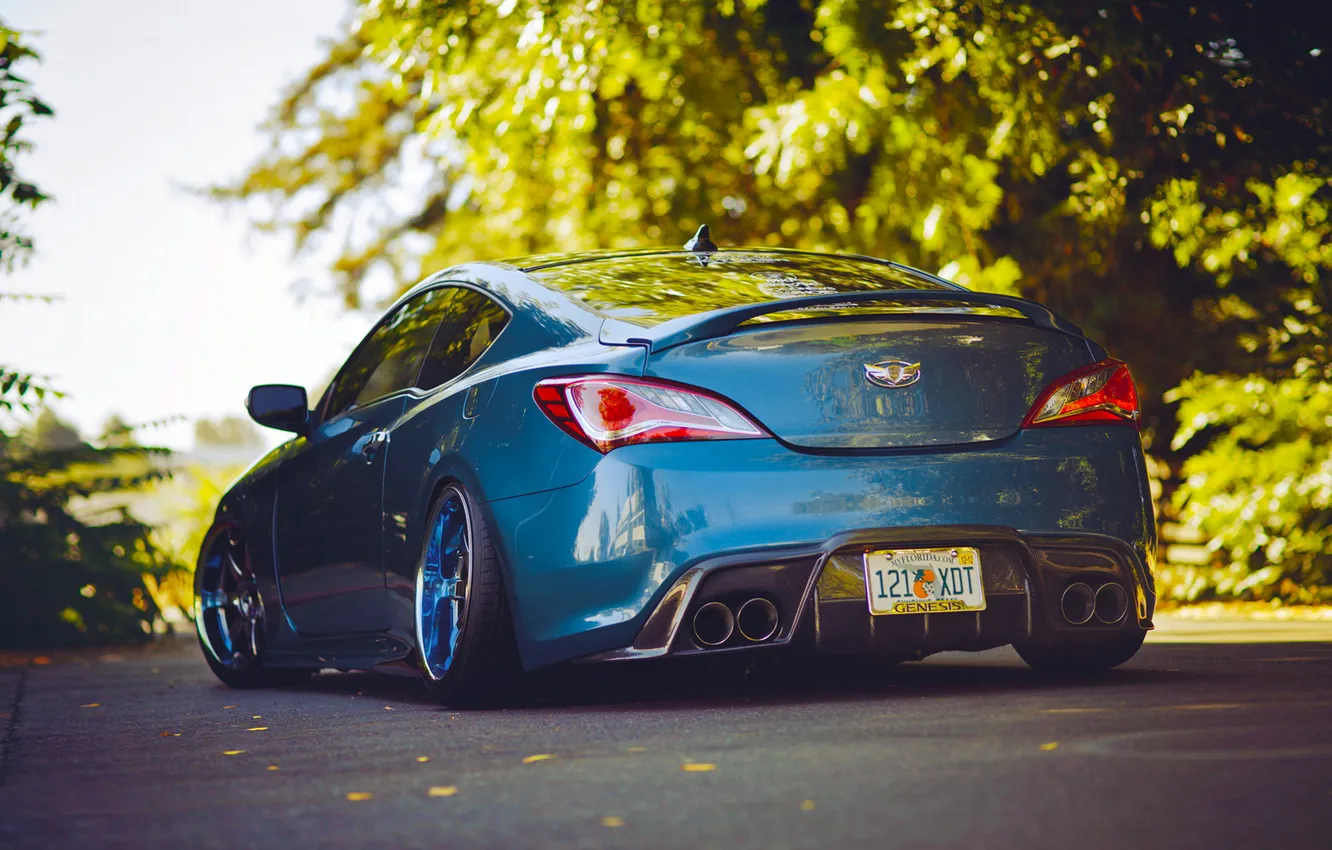 Photo wallpaper tuning, stance, Hyundai, Hyundai Genesis Coupe
