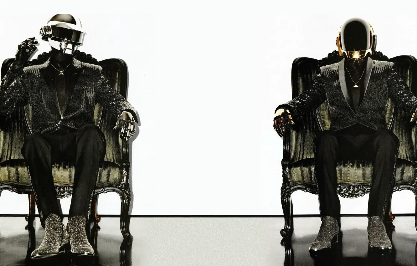 Photo wallpaper Music, Daft Punk, Electronic, Chairs