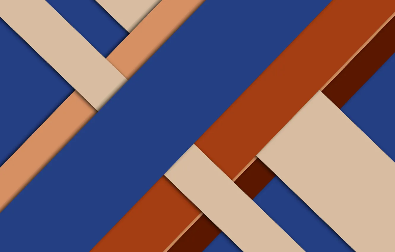 Photo wallpaper line, blue, geometry, brown, design, beige, color, material