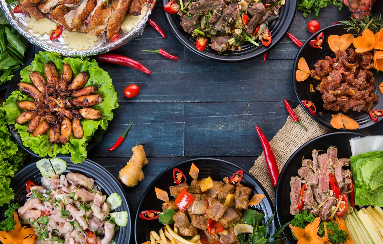 Photo wallpaper Goodies, cuts, the difference