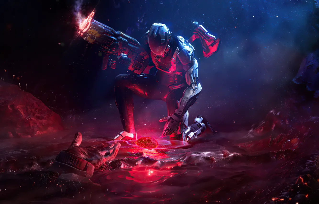 Photo wallpaper Action, action, Screenshot, Dolmen