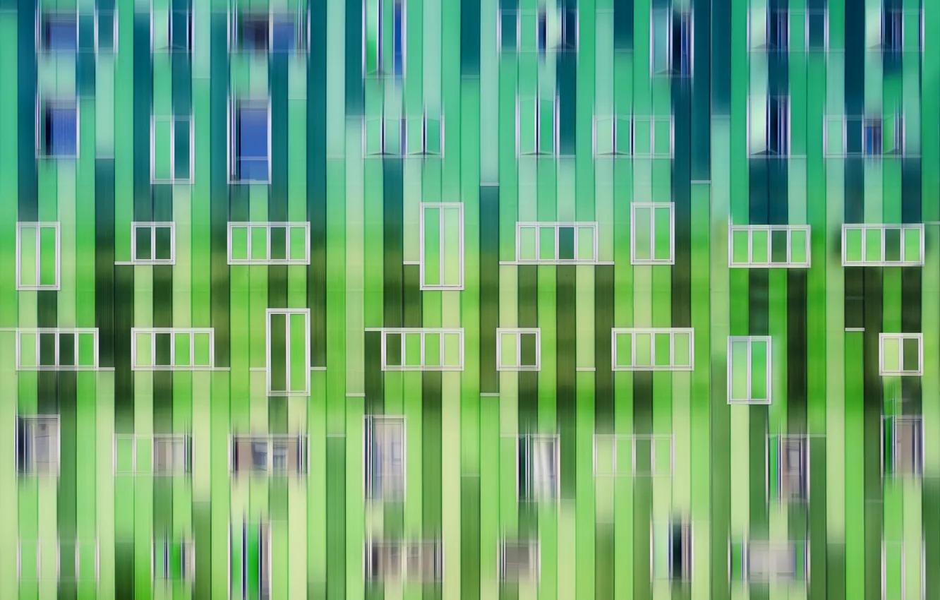 Photo wallpaper the city, building, home, window, effect