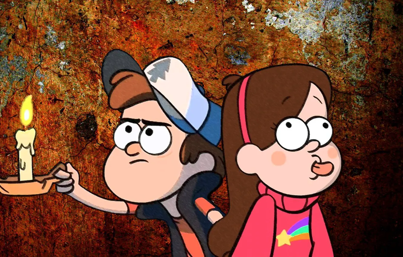 Photo wallpaper Gravity Falls, Dipper, Mabel